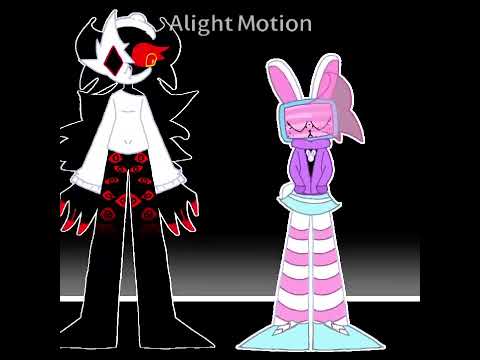 Melanie and Folly #regretevator #alightmotion #blowup #shorts