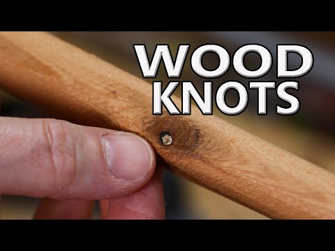 How to deal with and Plug a Knot in self yew wood   How To Make a Longbow series