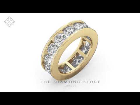 HG33 - Eternity Ring Rae 18K Gold Diamond 5.00CT