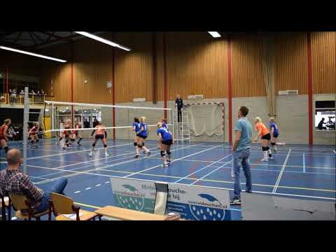 Volleybal bekerwedstrijd VTC Woeren D1 - Taurus D1 (zonder muziek/mogelijk op mobiel)