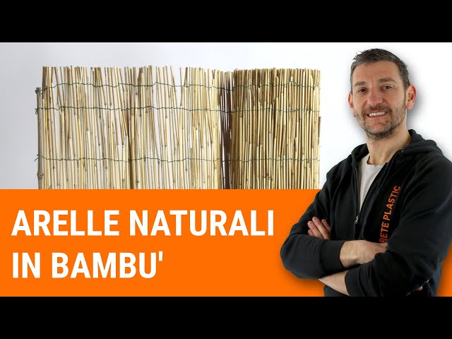 Canisse en bambou naturel