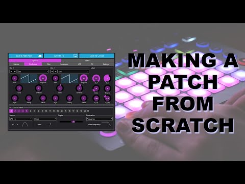 Novation Circuit - Tutorial - Making a synth patch from scratch in Components