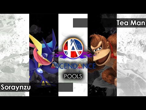 Smash 4: Soraynzu (Greninja) V Tea Man (Donkey Kong) - Ascendance 78 Tournament SSB4