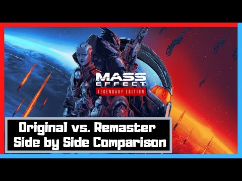 Side by Side Comparison - Mass Effect Legendary Edition - Bioware - EA 2021