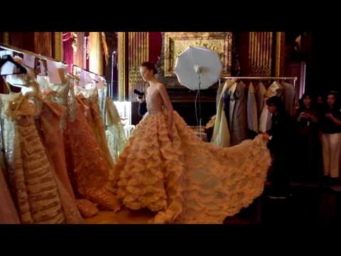 Backstage Ziad Nakad at Paris Fashion Week
