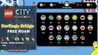 Lego City Undercover: Heritage Bridge FREE ROAM (All Collectibles) - HTG