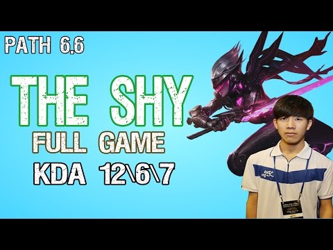 The shy -fiora vs gangplank,top lane , path 6.6,season 6, korea, game play