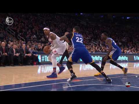 Carmelo Anthony Turn-Around Jumper | Warriors vs Knicks | 3.5.17 | 16-17 NBA Season