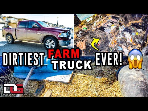 Extreme Cleaning The Dirtiest Farm Truck I've Ever Seen! | First Clean in 7 Years | The Detail Geek