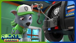 Rocky Fixes Chase's Winch | Rockys Garage | Rocky PAW Patrol | Cartoons for kids