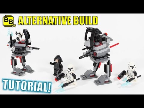 LEGO STAR WARS 75197 ALTERNATIVE BUILD FO SCOUT WALKER! Video