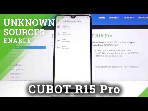How to Allow Unknown Sources in CUBOT R15 Pro – Apps Installation