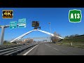 Driving In Italy A13 Autostrada Bologna To Padvo Italian Highways 4K