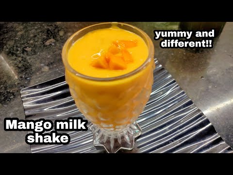 Mango milk shake l best mango shake l easy mango shake l best milkshake l @Cook with Kinnari l