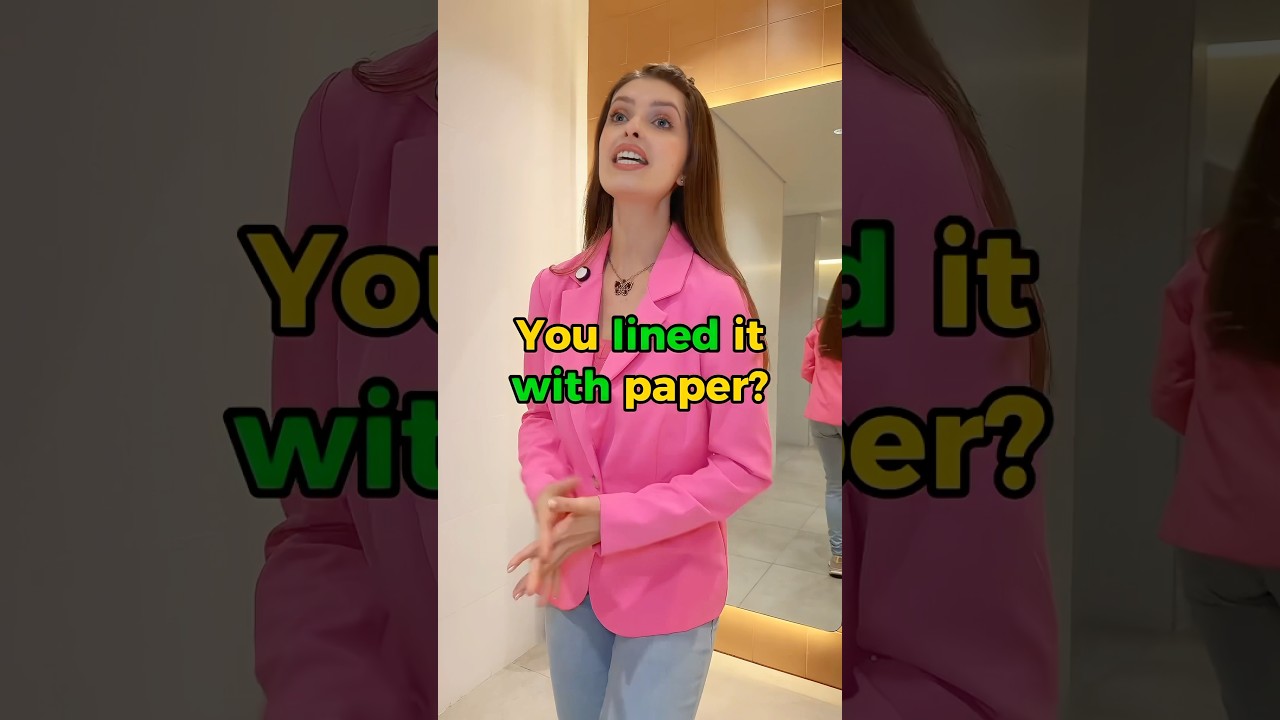 Public bathrooms 🚽  #englishteacher #teachingenglish #englishvocabulary