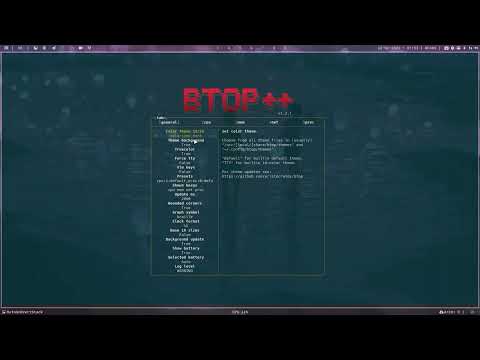 ArcoLinux : 2617 Btop (replacement for bpytop) is now on our repo - use alacritty as terminal