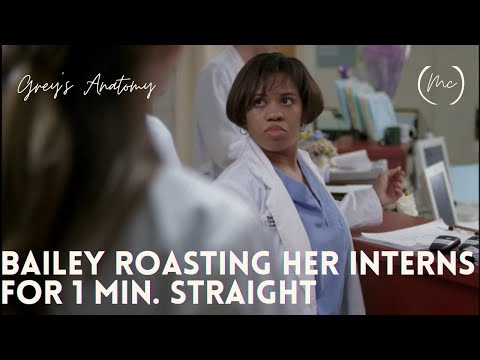 Dr.Bailey's rules(Grey's Anatomy Season 1-Highlights)