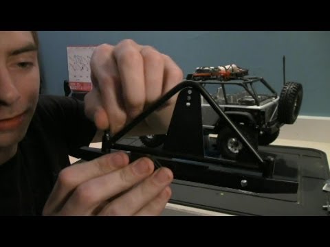 RC Overload - Axial SCX10 Jeep Upgrade - Part 10 - RC4WD Tough Armor Spare Tire Carrier Install
