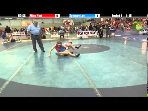 FILA Cadet 50 KG Allan Hart vs. Spencer Lee