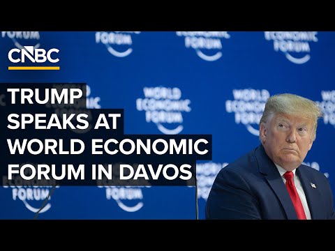 Trump speaks at the World Economic Forum in Davos amid Greenland, tariff threats — 1/21/2026