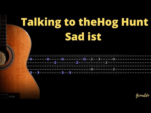 Hog Hunt Sad ist (Dream SMP Animation).Tutorial guitar Tabs م