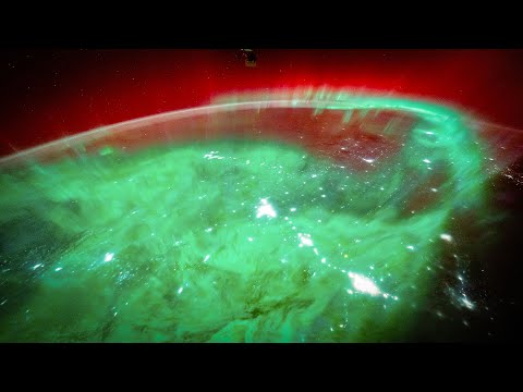 ISS Timelapse - New Year's Day Auroras (01 Jan 2025)