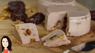 Make Your Own Date and Walnut Vegan Cheese - Oil Free Recipe!