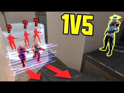 These 1v5 VALORANT Plays Are INSANELY Clutch...