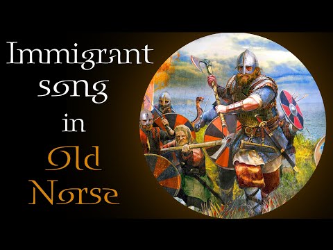 Immigrant Song Cover in Old Norse 700 A.D - 1500 A.D (Bardcore or Skäldcore?) Medieval style