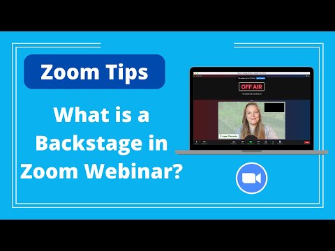 Zoom Tips: What is Zoom Webinar's Backstage Feature and How to Use It? - Logan Clements