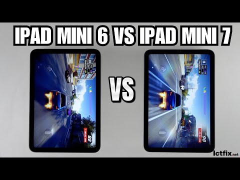 iPad Mini 7 vs iPad Mini 6 | Video test Display, SpeedTest, Camera Comparison