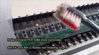 Video thumbnail for How to FIX Ediroll PCR m80 midi controller / Repairing Ediroll PCR m80 by sumith perera