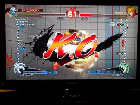 SSF4 AE v2012 Ranked - umataro42 (Vega) vs mE-mAy (Ken) pt01