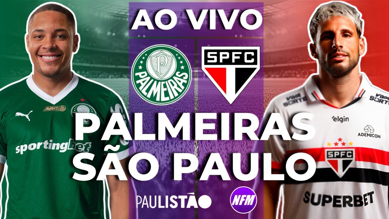 PALMEIRAS X SÃO PAULO SEMIFINAL AO VIVO PAULISTÃO AO VIVO COM IMAGENS DO ESTÚDIO | PALMEIRAS AO VIVO