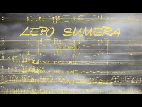 Lepo Sumera Music for Chamber Orchestra Muusika kammerorkestrile Musik für Kammerorchester