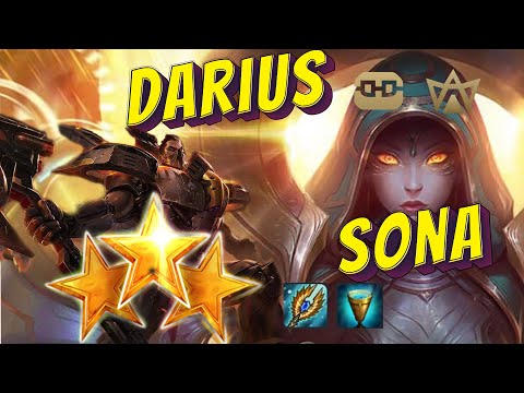 Ultimate Healing Darius Sona | Mana Printer | Team Fight Tactics