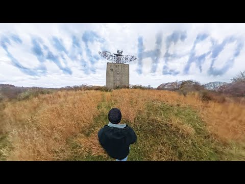 Exploring Camp Hero Montauk NY -- abandoned radar tower and military base
