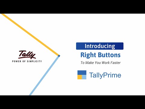 Use the Right Buttons in TallyPrime to Work Faster