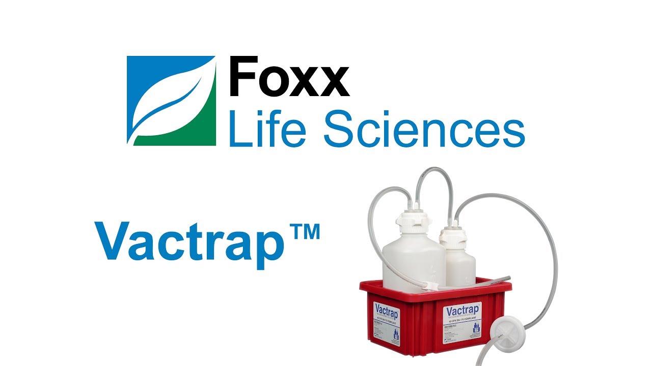 Vactrap2™, Polypropylene (PP) (Autoclavable), 2L, Red Bin, 1/4" ID Tubing — video
