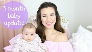 3 Month Baby Update: Smiling, Cooing, Sleeping Through The Night | Hayley Paige