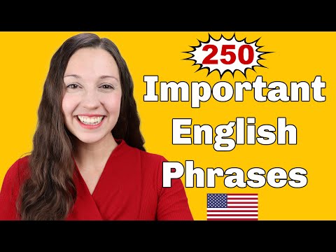 250 Important English Expressions for daily conversation