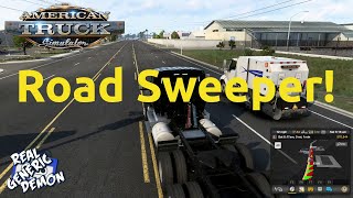American Truck Simulator - Ep18: Road Sweeper