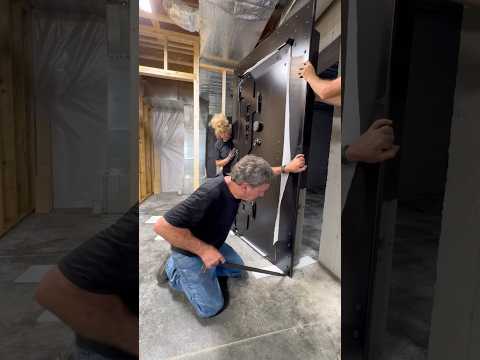 Turning Our Home Into A Fortress- Fort Knox Vault Door Install #sponsored @Fort-Knox-Inc