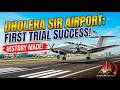 Dholera Airport First Flight Historic First Trial Flight At International Airport