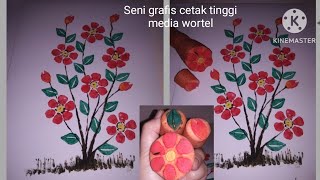 Download lagu Seni Grafis Cetak tinggi/ Stempel Wortel/ Vegetable printing @Bundalena520 mp3