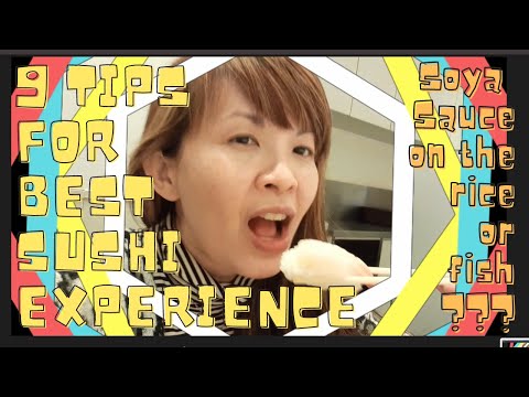 9 TIPS | Self-Serve Sushi Restaurant | Shibuya Tokyo Japan | HIGH SPEED Sushi Belt | UOBEI 魚米 | 🍣