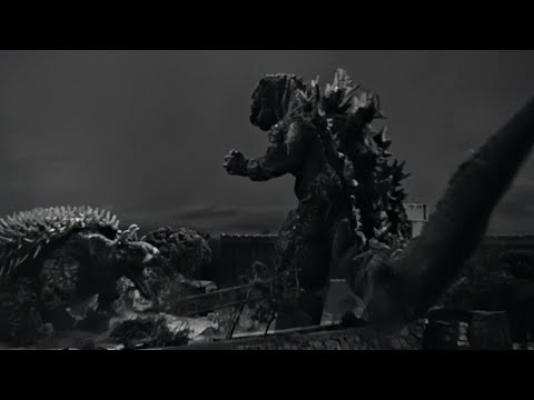 Godzilla vs. Anguirus (1080p HD) | Godzilla Raids Again
