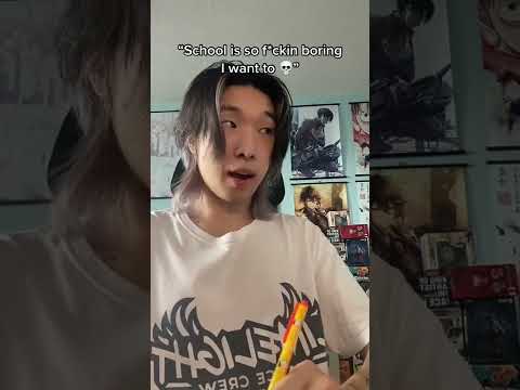 When school is so boring that I become Dazai Osamu