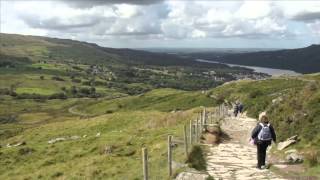 preview picture of video 'THE SNOWDON  RAILWAY WALK  PART 1'