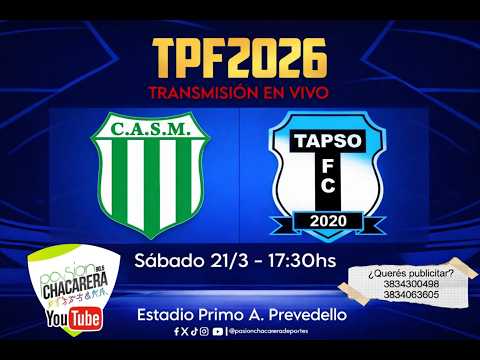 San Martin (EB) vs Tapso FC - Fecha 8 - Torneo Provincial de Futbol -